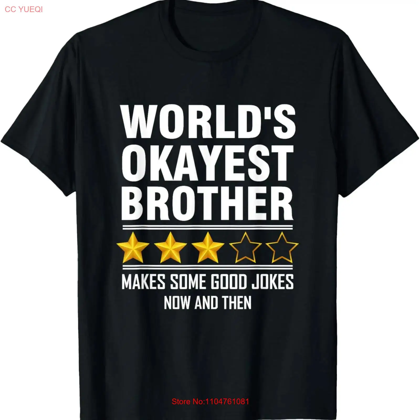 Mens Fashion World - Футболка с надписью «World Okayest Brother