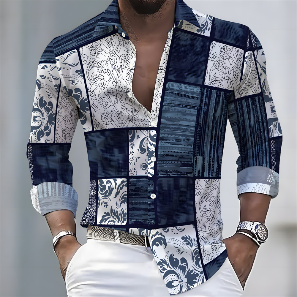 Men'S Fashion Advice - Мужская рубашка с длинным рукавом в