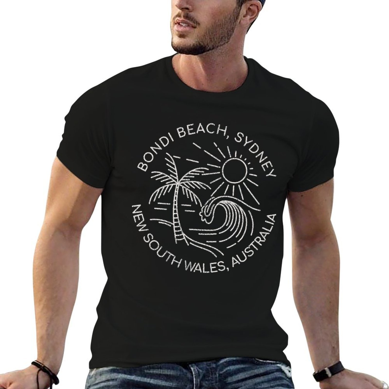 Футболка Bondi Beach Sydney Au – обзор и цена Men'S Fashion Sydney