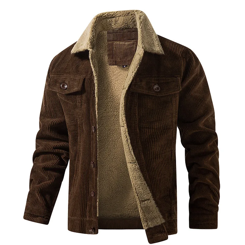 Новые зимние мужские вельветов – обзор и цена Corduroy Jacket Men