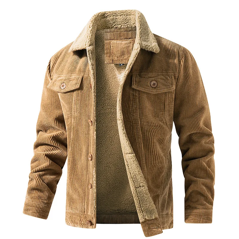 Новые зимние мужские вельветов – обзор и цена Corduroy Jacket Men