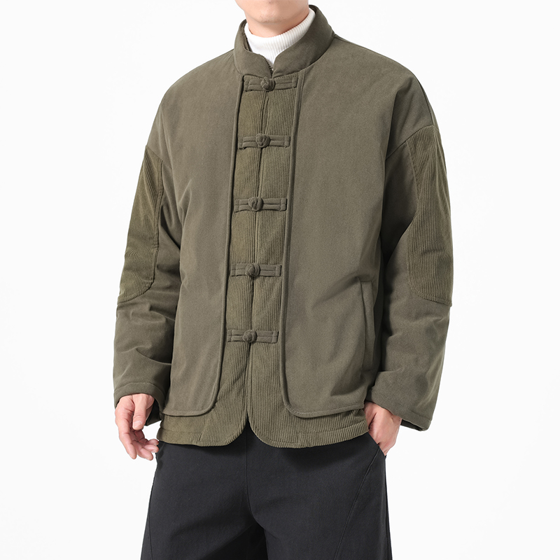 Мужская хлопковая стеганая кур – обзор и цена Corduroy Jacket Men