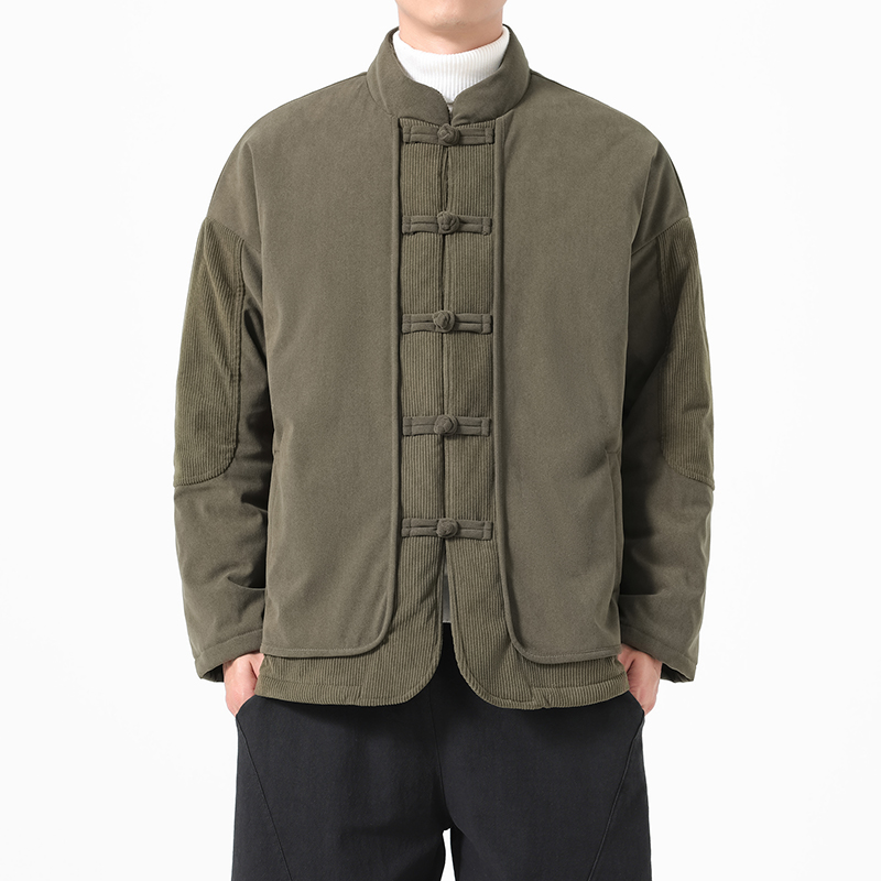 Мужская хлопковая стеганая кур – обзор и цена Corduroy Jacket Men
